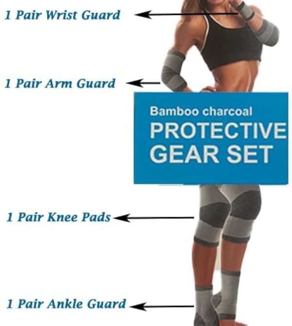 Fitness 8pc Gym Protective Gear